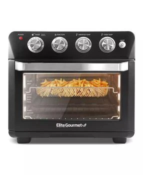 Elite Gourmet | 26.5Qt. Air Fryer Convection Oven, XL Capacity, 12" Pizza, Adjustable Timer & Temperature Controls,商家Macy's,价格¥1817