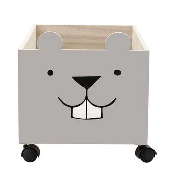 推荐Beaver wooden storage box with wheels商品