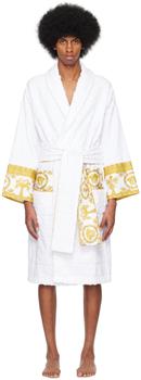 商品White 'I Heart Baroque' Robe图片