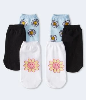 Aeropostale | Aeropostale Smiling Daisies Ankle Sock 3-Pack 3.9折