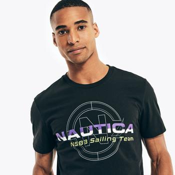 Nautica | Nautica Mens Sustainably Crafted Sailing Team Graphic T-Shirt商品图片,5折