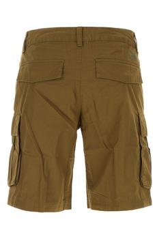 推荐Army green cotton Anticline bermuda shorts商品