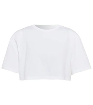推荐Corset-trimmed cotton cropped T-shirt商品