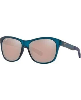 推荐Costa Del Mar Ocearch Matte Deep Teal Crystal Nylon Women's Sunglasses VLA 276OC OSCP-SD商品