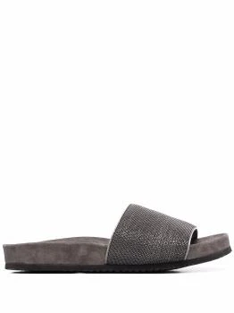 推荐Brunello Cucinelli 女士拖鞋 MZMIG1390CG546 灰色商品