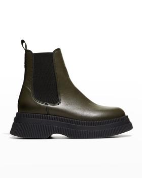 推荐Creeper Calfskin Chelsea Booties商品