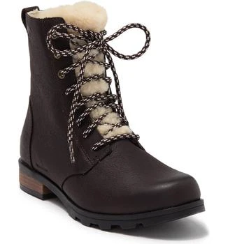 SOREL | Emelie Genuine Shearling Short Lace-Up Boot 1.7折