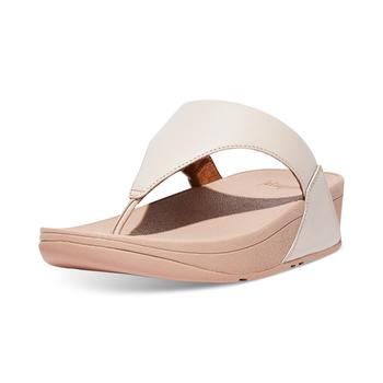 商品Lulu Leather Toepost Flip-Flop Sandals图片