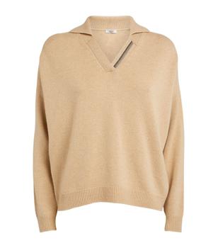 推荐Wool-Blend Collared Sweater商品