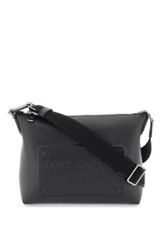 推荐Dolce & gabbana leather crossbody bag with debossed logo商品