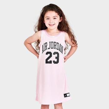 aj23, Jordan | Girls' Little Kids' Air Jordan 23 Jersey Dress商品图片 6.6折, 满$100减$10, 满减