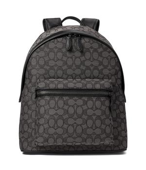coach tabby双肩包, Coach | Charter Backpack in Signature Jacquard商品图片 