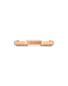 Gucci | 18K Rose Gold Link To Love Ring商品图片,独家减免邮费