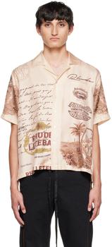 雪茄, Rhude | Beige Cigar Shirt商品图片 额外8.5折, 额外八五折