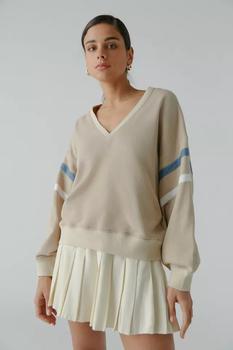 BDG衣服, BDG | BDG Clyde V-Neck Sweatshirt商品图片 5折×额外9.5折, 额外九五折