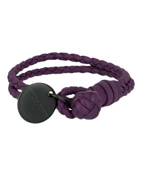 推荐Intrecciato Leather Wrap Bracelet商品
