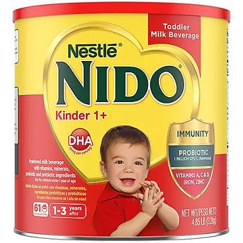 商品NIDO | 雀巢NIDO 1岁以上婴幼儿奶粉 4.85 lbs.,商家Sam's Club,价格¥207图片