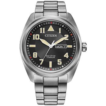 Citizen | Eco-Drive Men's Garrison Stainless Steel Bracelet Watch 42mm商品图片,