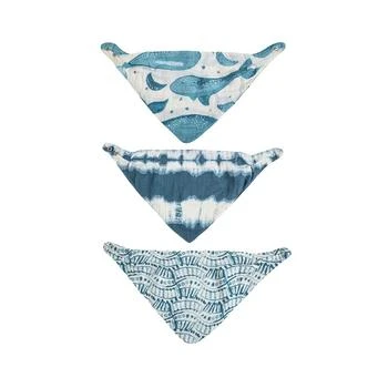 Crane Baby | Baby Boys Caspian Muslin Bibs, 3 Piece Set,商家Macy's,价格¥225