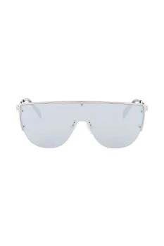 Alexander McQueen | sunglasses with mirrored lenses and mask-style frame 781210 I3310,商家La Vita HK,价格¥2075