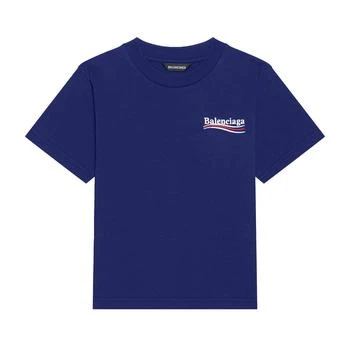 Balenciaga | Blue Logo T-Shirt 8.9折