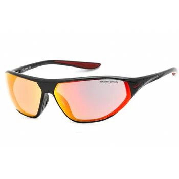 NIKE | Nike Unisex Sunglasses - Black Frame Red Mirror Lens | NIKE AERO SWIFT M DQ0993 011 3.7折×额外9折, 额外九折