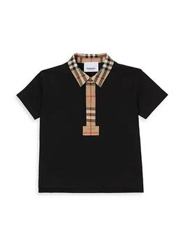 推荐Baby's & Little Boy's Johane Vintage Check-Trim Polo Shirt商品