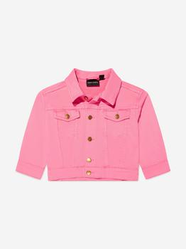 商品Mini Rodini | Girls Organic Cotton Nessie Jacket in Pink,商家Childsplay Clothing,价格¥878图片