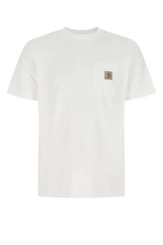 Carhartt WIP | Carhartt WIP Logo Patch Crewneck T-Shirt,商家Cettire,价格¥215