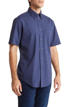 Brooks Brothers | Regent Fit Short Sleeve Cotton Seersucker Shirt商品图片,6.2折