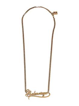 商品Goldtone "Balenciaga" Nameplate Necklace图片