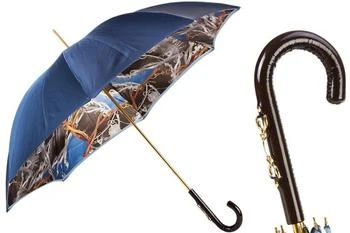 PASOTTI | Pasotti 葩莎帝 马缰绳印花复古手柄晴雨伞-海军蓝,商家Unineed,价格¥1879