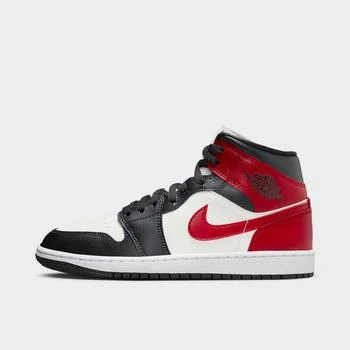 Jordan | Women's Air Jordan Retro 1 Mid Casual Shoes 独家减免邮费