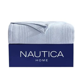 Nautica | Nautica Chevron Blue Twin Blanket,商家Premium Outlets,价格¥420