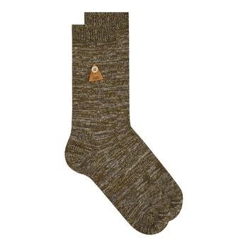 推荐Folk Melange Socks - Slate / Tobacco Mix商品