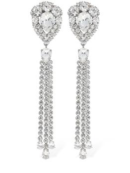 商品Crystal Earrings W/ Fringes图片