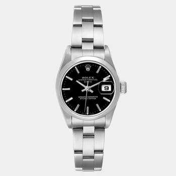 推荐Rolex Black Stainless Steel Oyster Perpetual 79160 Women's Wristwatch 25 mm商品