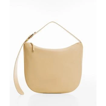 Mango | Women's Leather Shoulder Bag,商家Macy's,价格¥1198