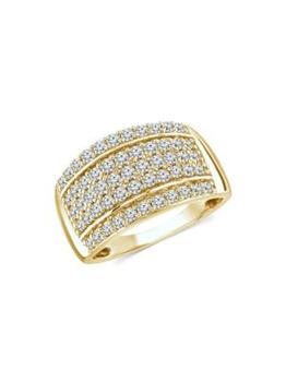 商品Saks Fifth Avenue | 14K Yellow Gold & 1 TCW Diamond Ring,商家Saks OFF 5TH,价格¥8579图片
