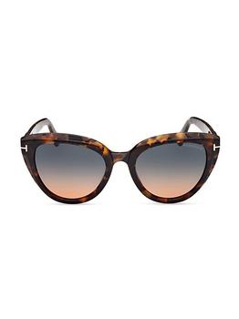 tom ford墨镜推荐, Tom Ford | Tori 53MM Cat Eye Sunglasses商品图片 