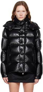 Moncler | Black Moncler Maya 70 Down Jacket商品图片,独家减免邮费