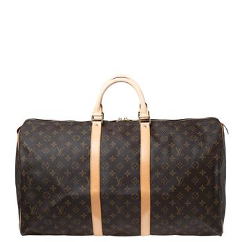 lv行李箱, [二手商品] Louis Vuitton | Louis Vuitton Monogram Canvas Keepall 55 Bag商品图片 7.2折, 满1件减$100, 满减