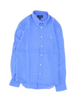 商品Ralph Lauren | Ralph Lauren Kids Logo Embroidered Long Sleeved Shirt,商家Cettire,价格¥689图片