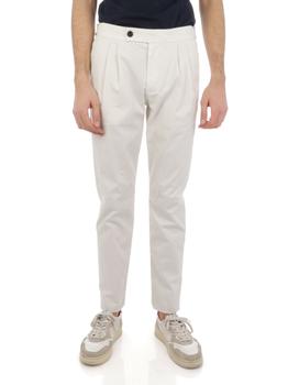 推荐Eleventy Mens White Cotton Pants商品