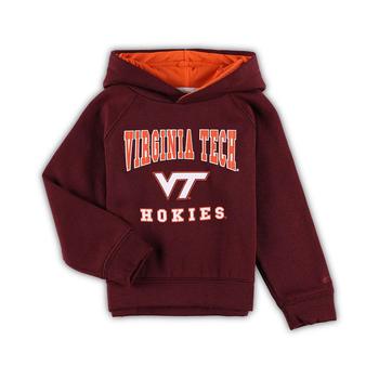 Colosseum | Toddler Boys and Girls Maroon Virginia Tech Hokies Chimney Sweep Raglan Pullover Hoodie商品图片,