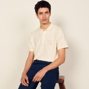 Sandro | Embroidered polo shirt商品图片,5折起×额外8折, 额外八折