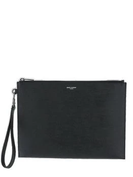 Yves Saint Laurent | BLACK LEATHER IPAD HOLDER,商家Boutiques Premium,价格¥4245