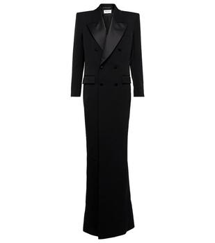 商品Yves Saint Laurent | Tuxedo wool gown,商家MyTheresa,价格¥27175图片