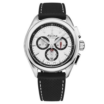 推荐Alpina Alpiner Chronograph Quartz Silver Dial Mens Watch AL-373SB4E6商品