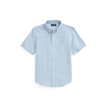 Ralph Lauren | Cotton Oxford Short Sleeve Shirt (Big Kids)商品图片,
